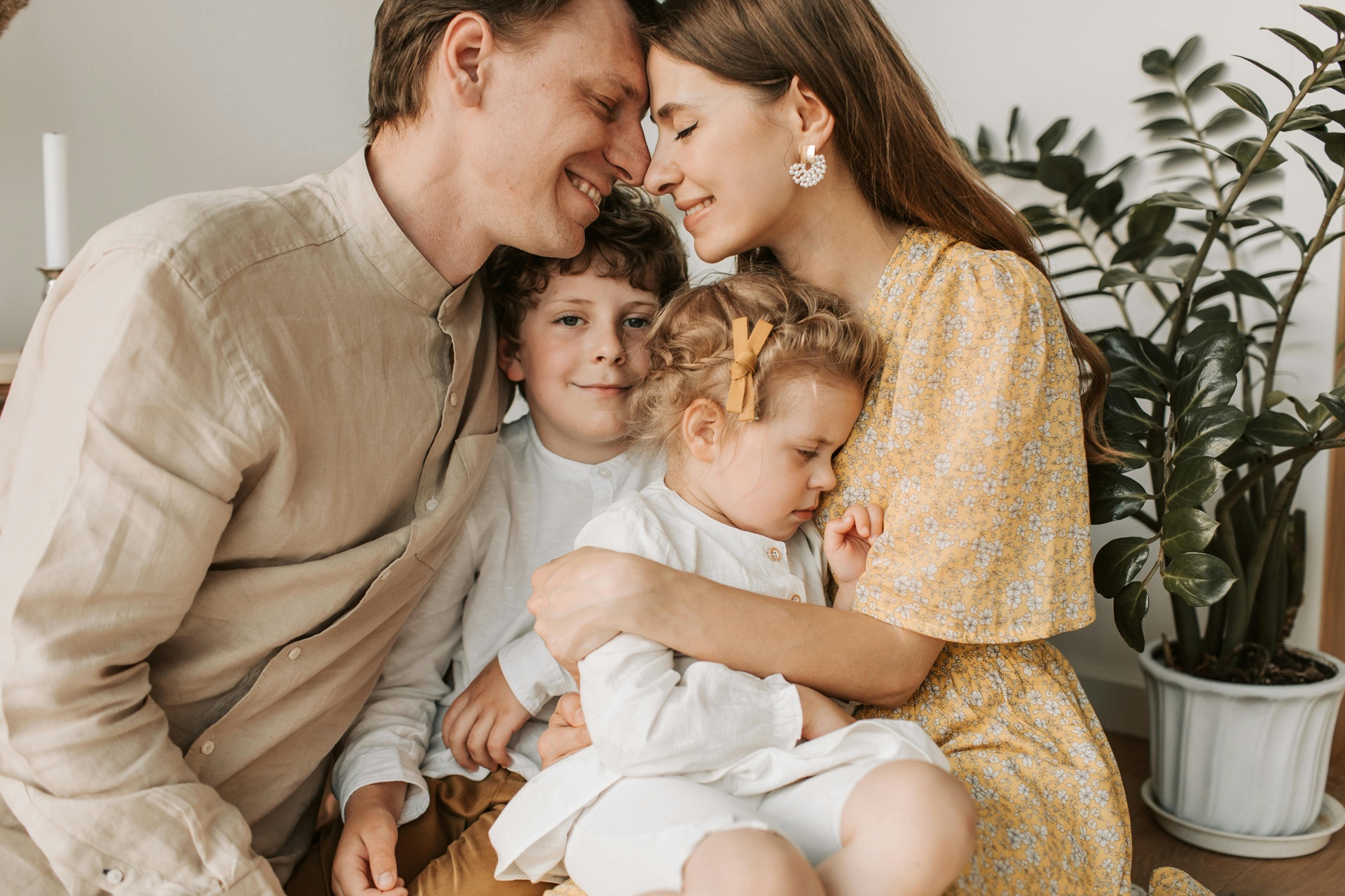 Family enjoying their home at Park Pointe Apartments in St. Louis
